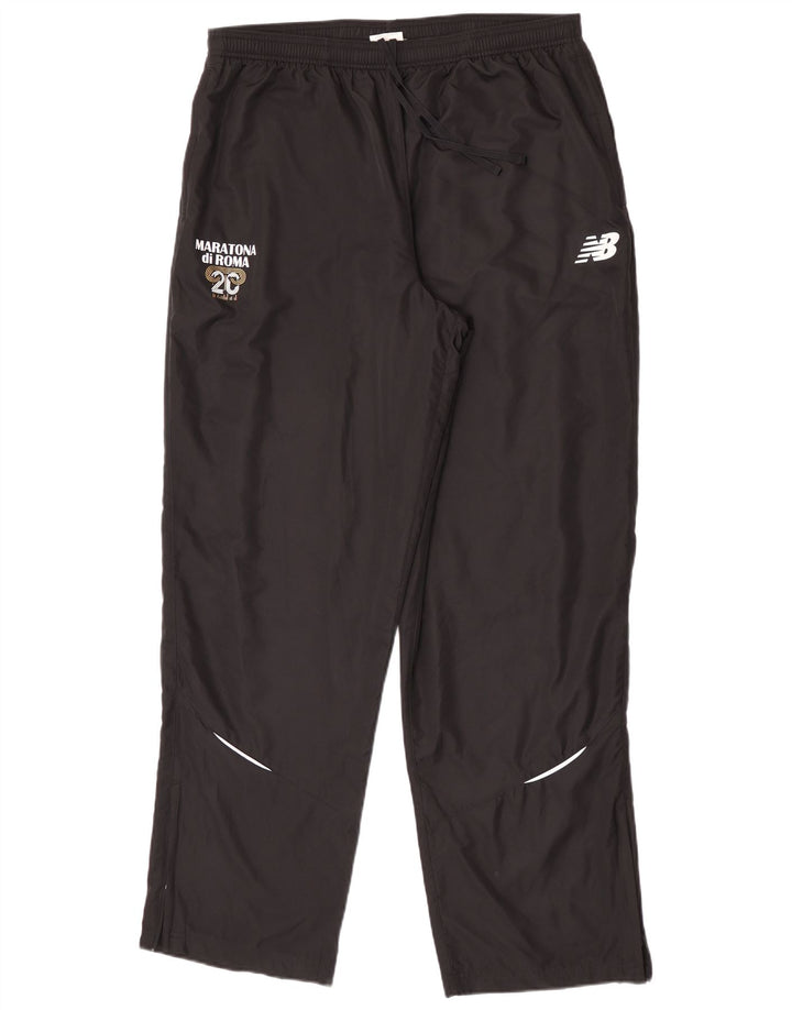 Calça de treino masculina NEW BALANCE XL preta poliéster