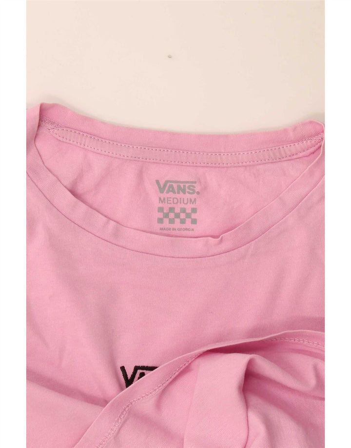 Camiseta Vans Feminina Crop Top UK 14 Médio Rosa