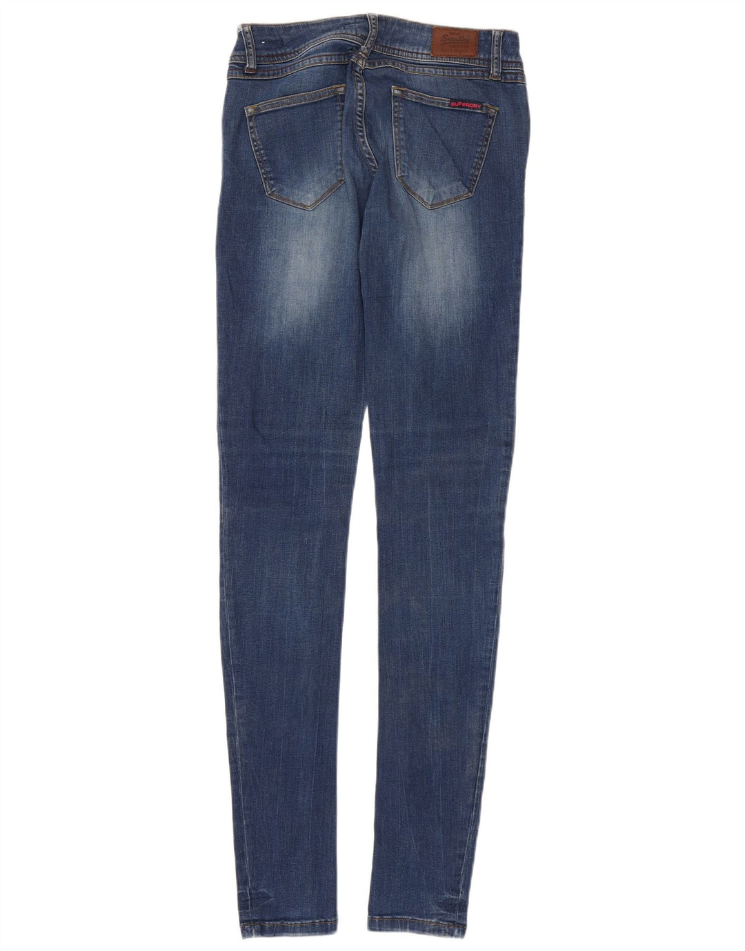 Jeans super skinny feminino Rosefill W30 L35 algodão azul SUPERDRY