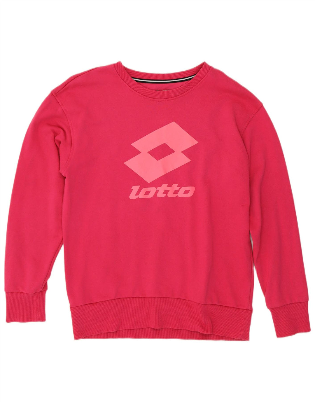 Lotto moletom feminino jumper UK 14 algodão rosa médio