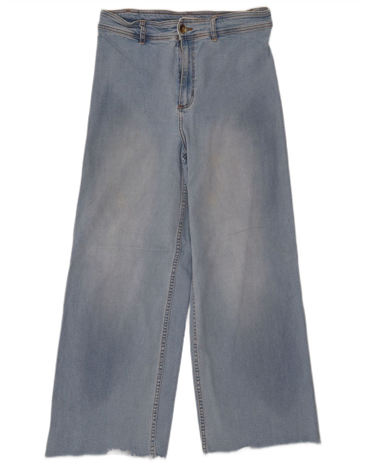 Calça jeans feminina BILLABONG cintura alta com perna larga W30 L27 azul