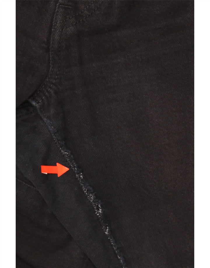 Calça jeans masculina Levi's 501 Straight W29 L28 algodão preto