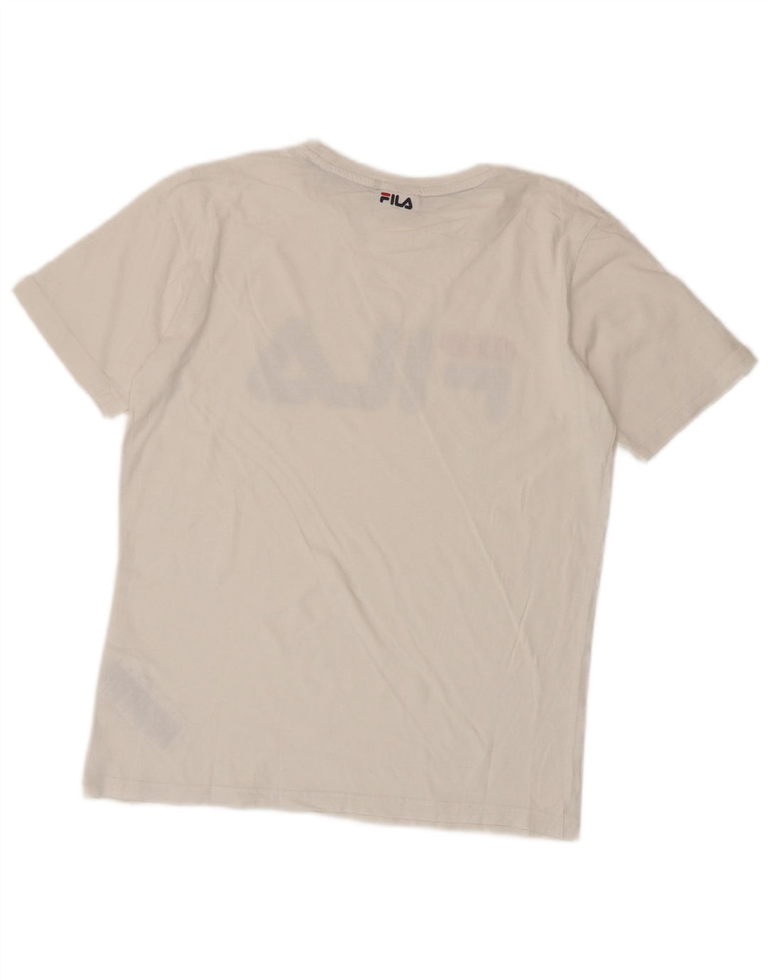 Camiseta Fila Boys Graphic 15-16 Anos Algodão Branco