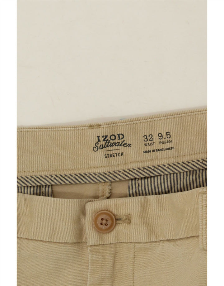 IZOD Mens Chino Shorts W32 Medium Beige Cotton Vintage Izod and Second-Hand Izod from Messina Hembry 