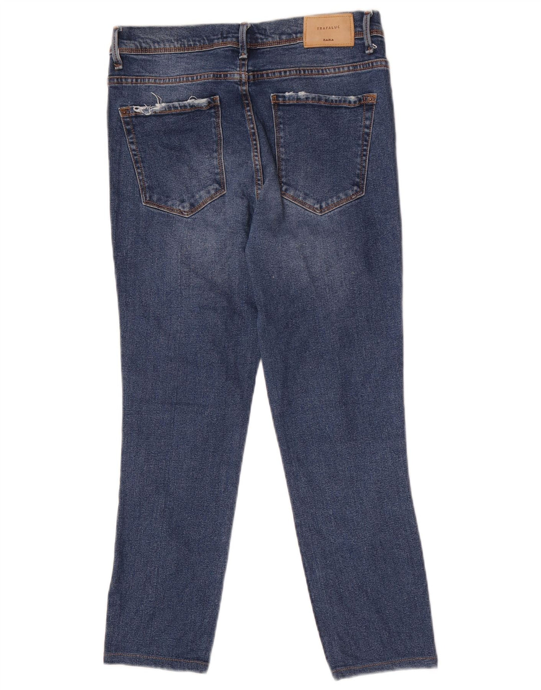 Calça jeans feminina Zara EU 38 pequena W28 L24 azul