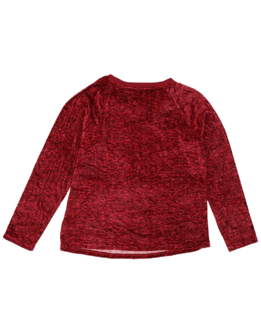 Laura Ashley Top feminino de manga comprida UK 14 poliéster rosa médio