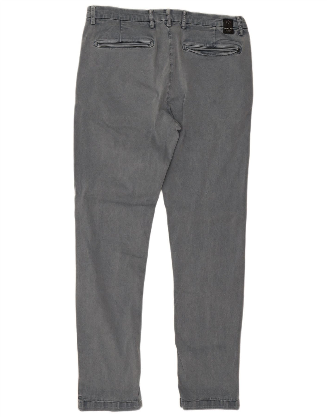 Replay Mens Slim Jeans W34 L32 Cinza Algodão