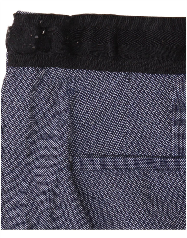 Calça feminina Marks & Spencer Slim Suit XL W32 L28 azul poliéster
