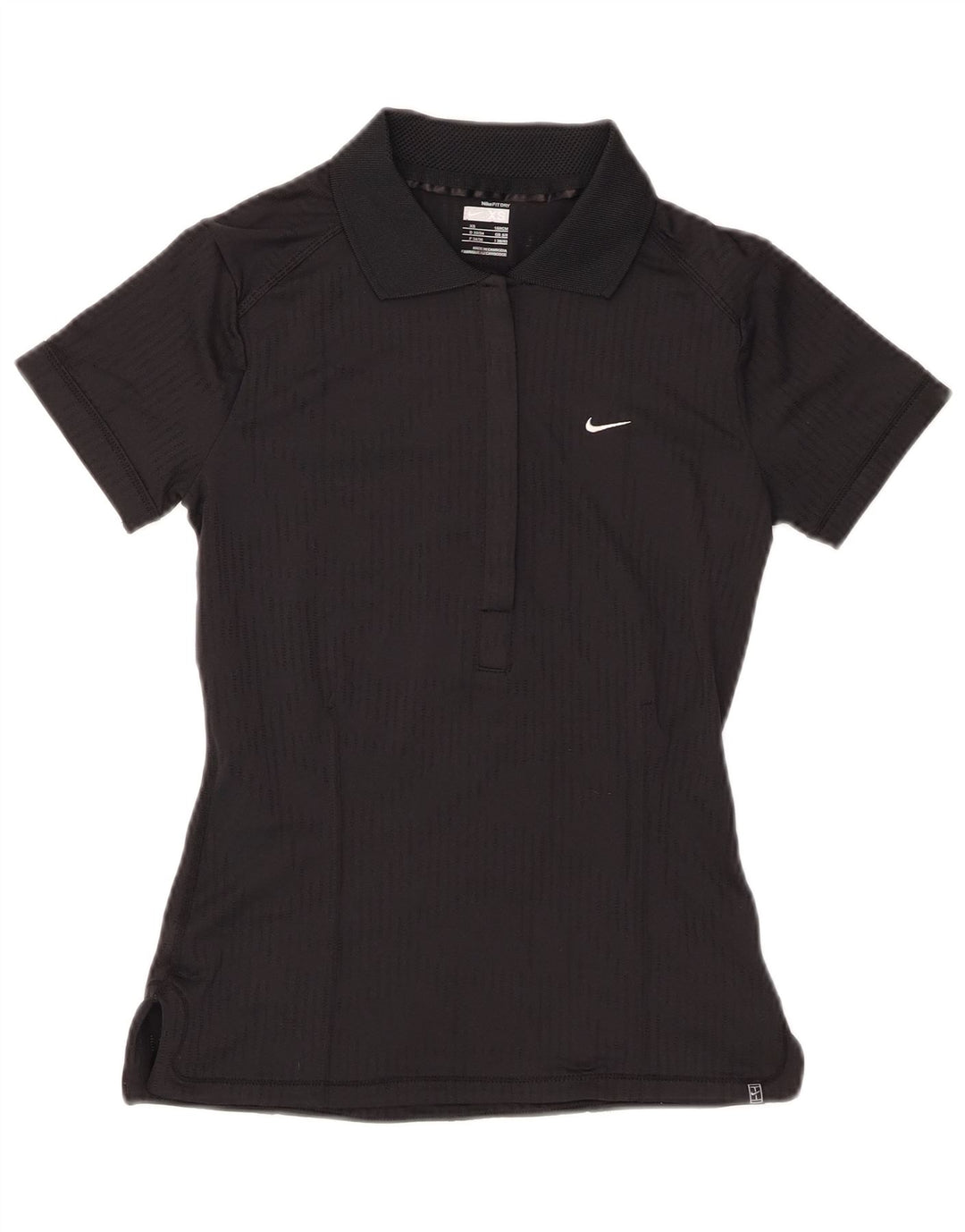 Camisa polo feminina Nike UK 6/8 XS preta