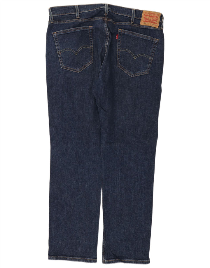 Calça jeans reta masculina Levi's W38 L30 azul algodão