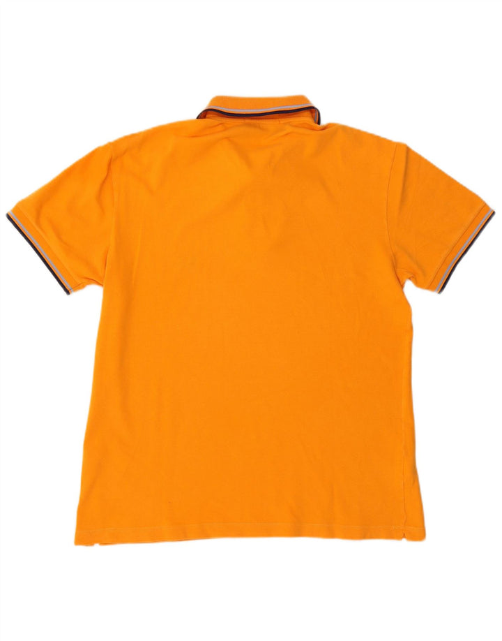 Camisa polo masculina leve e elástica Fred Perry grande algodão laranja