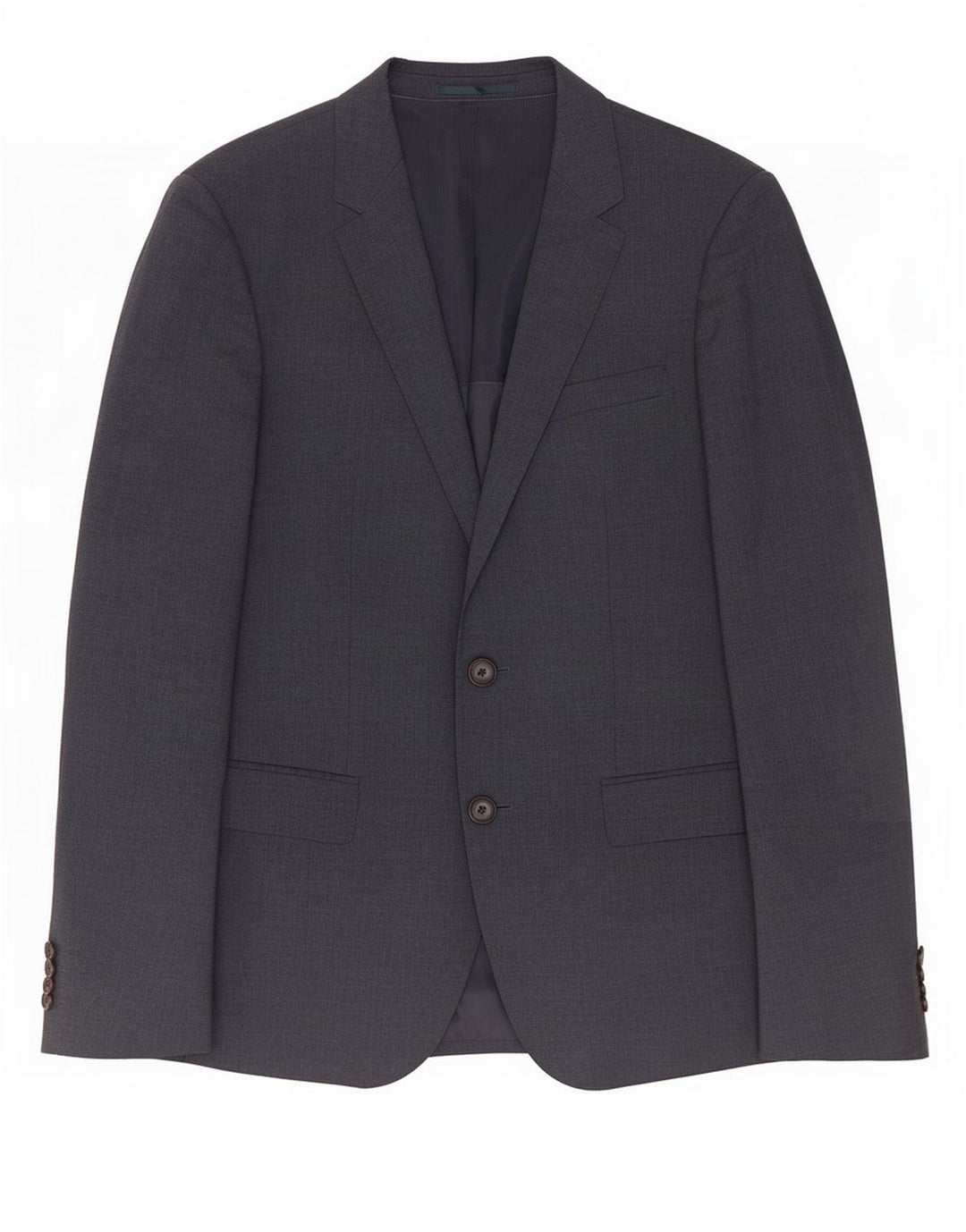 Jaqueta Blazer Masculina Hugo Boss com 2 Botões EU 48 Lã Azul Marinho Médio