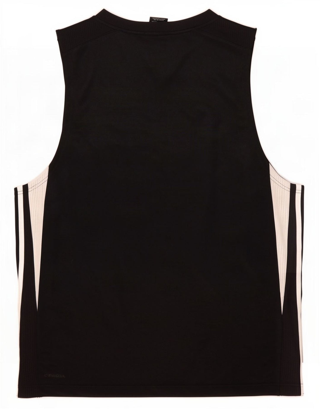 Adidas Mens Climacool Vest Top Grande Preto Colorblock Poliéster
