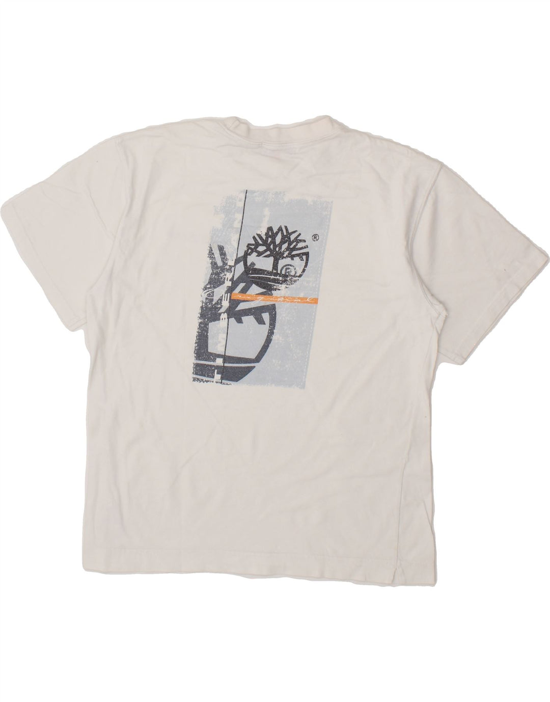 TIMBERLAND Boys Graphic T-Shirt Top 11-12 Years White Cotton Vintage Timberland and Second-Hand Timberland from Messina Hembry 