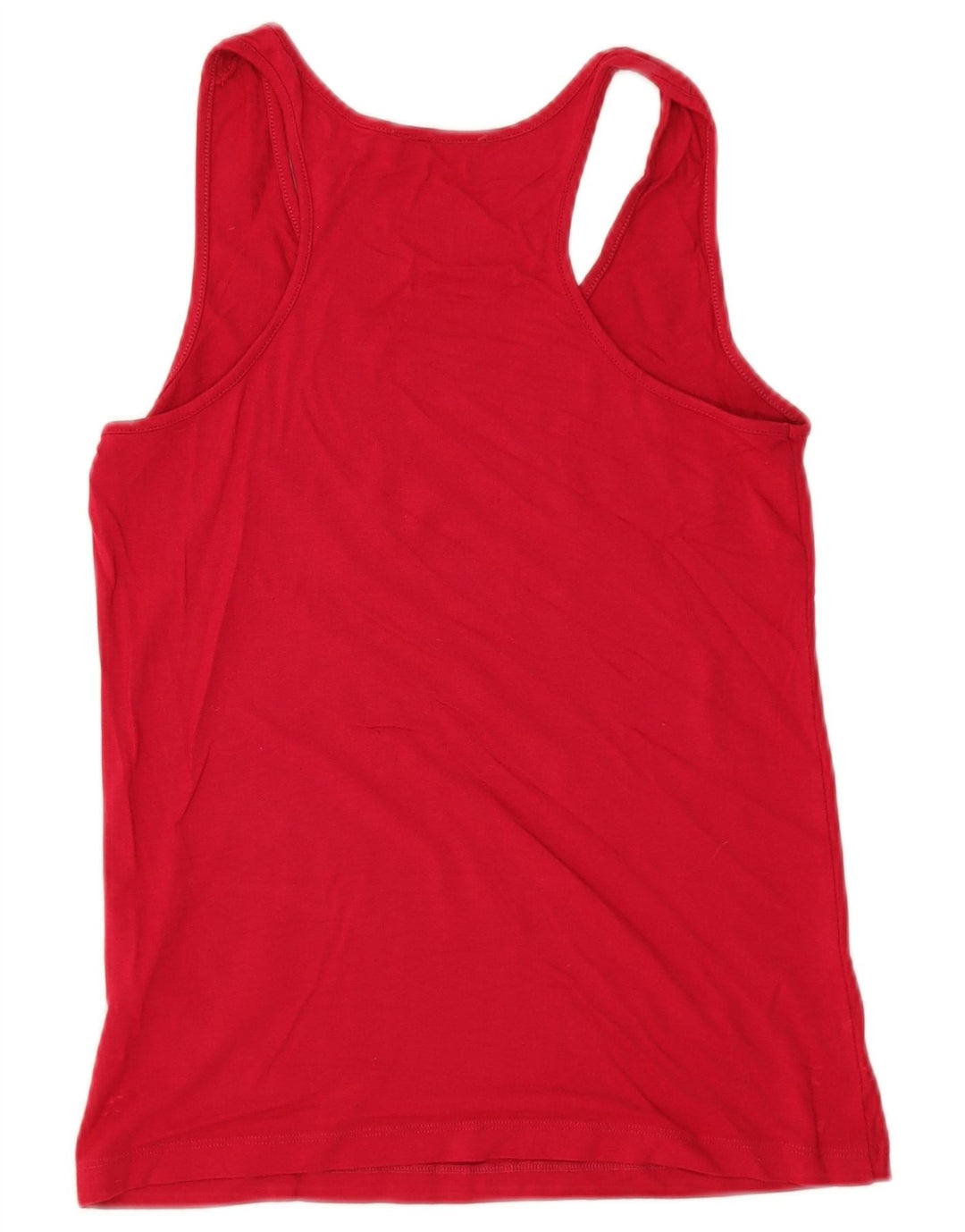 Colete gráfico feminino Liu Jo Top UK 10 viscose vermelha pequena
