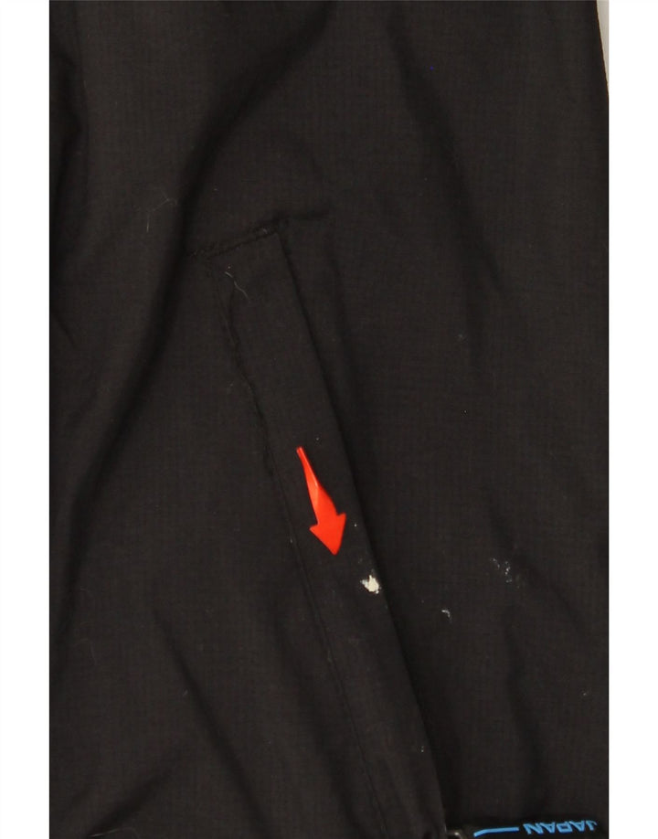 Jaqueta corta-vento feminina SUPERDRY com capuz Reino Unido 16 grande nylon preto