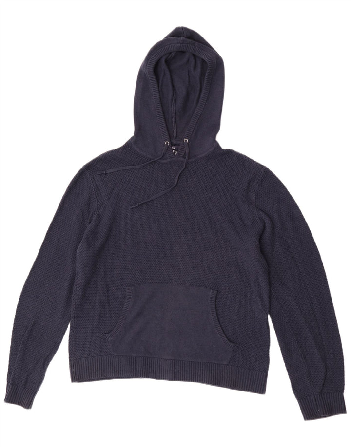 Suéter masculino Gap com capuz e algodão azul marinho médio