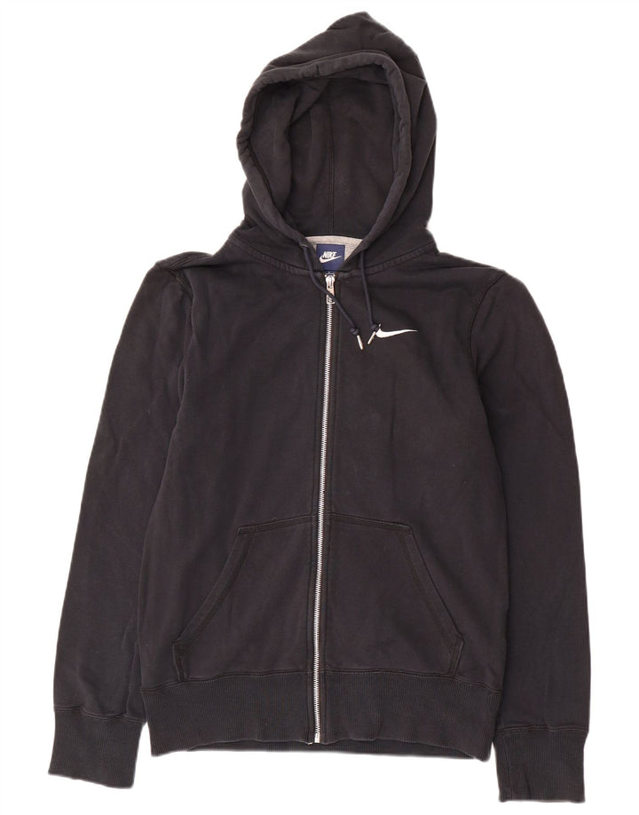 Suéter Nike Masculino Zip com Capuz Pequeno Algodão Preto