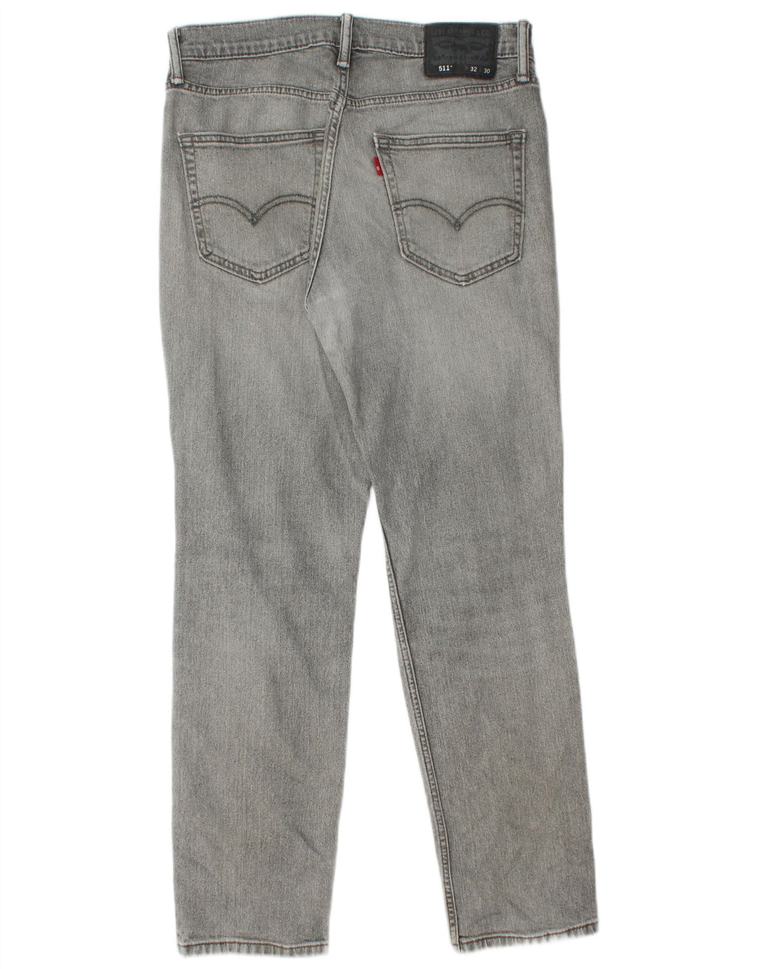 Levi's Masculino 511 Distressed Slim Jeans 32 L30 Cinza Algodão