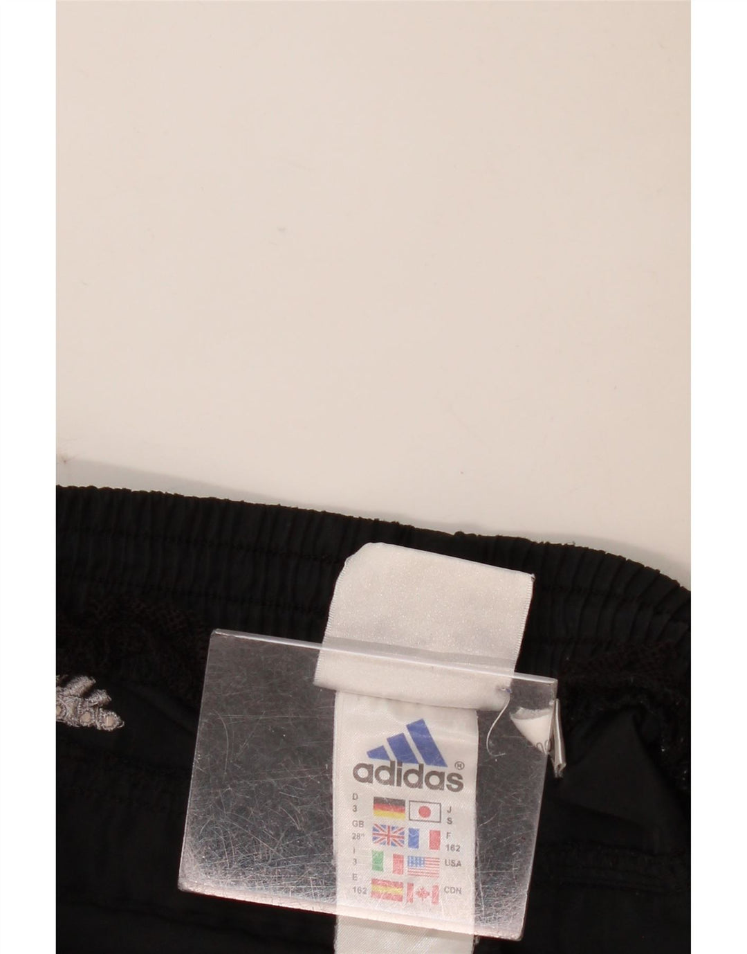 Adidas masculino solto ajuste calças de treino joggers pequeno poliéster preto