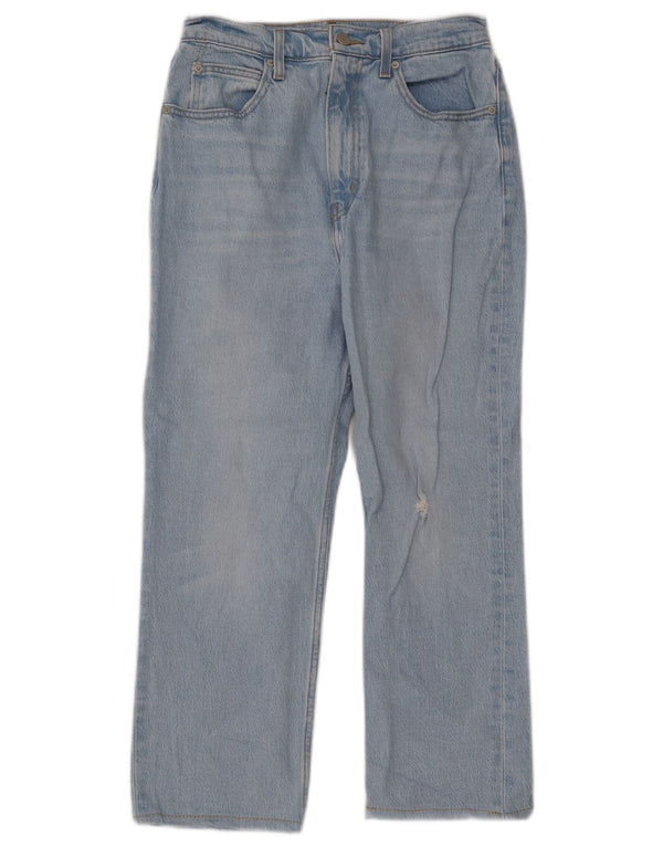 Calça jeans feminina Levi's cintura alta W28 L23 azul algodão
