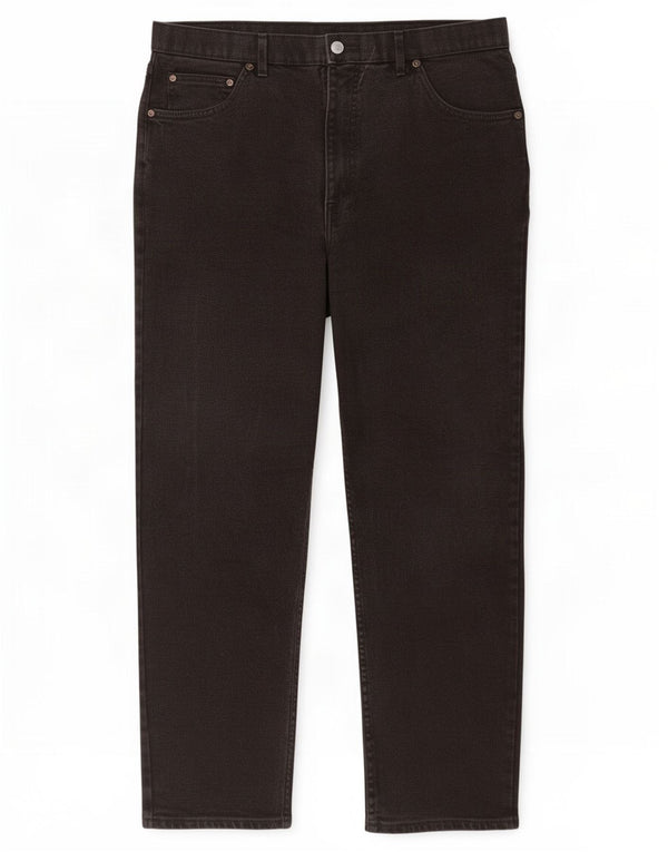 Jeans retos masculinos Marks & Spencer W36 L29 algodão preto