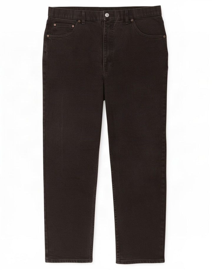 Jeans retos masculinos Marks & Spencer W36 L29 algodão preto