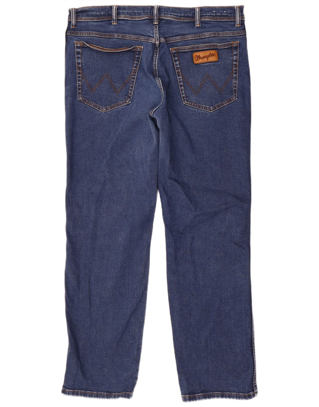 Wrangler Masculino Texas Straight Jeans W40 L32 Azul Algodão