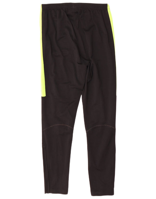 Calça de treino masculina Nike Dri Fit médio preto colorblock poliéster