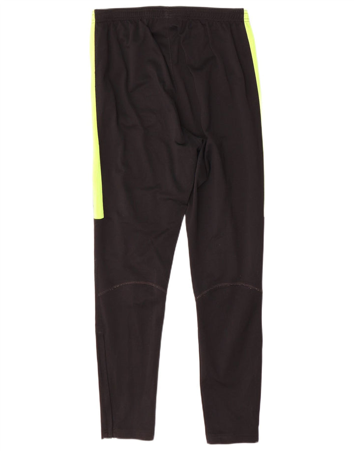 Calça de treino masculina Nike Dri Fit médio preto colorblock poliéster