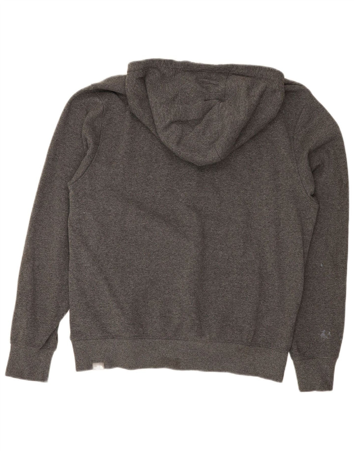 THE NORTH FACE Suéter gráfico masculino com capuz e algodão grande cinza manchado
