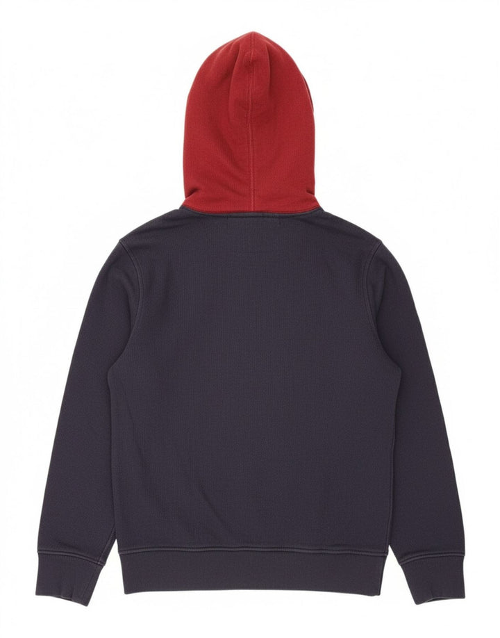 Suéter com capuz gráfico masculino LEVI'S pequeno algodão azul marinho