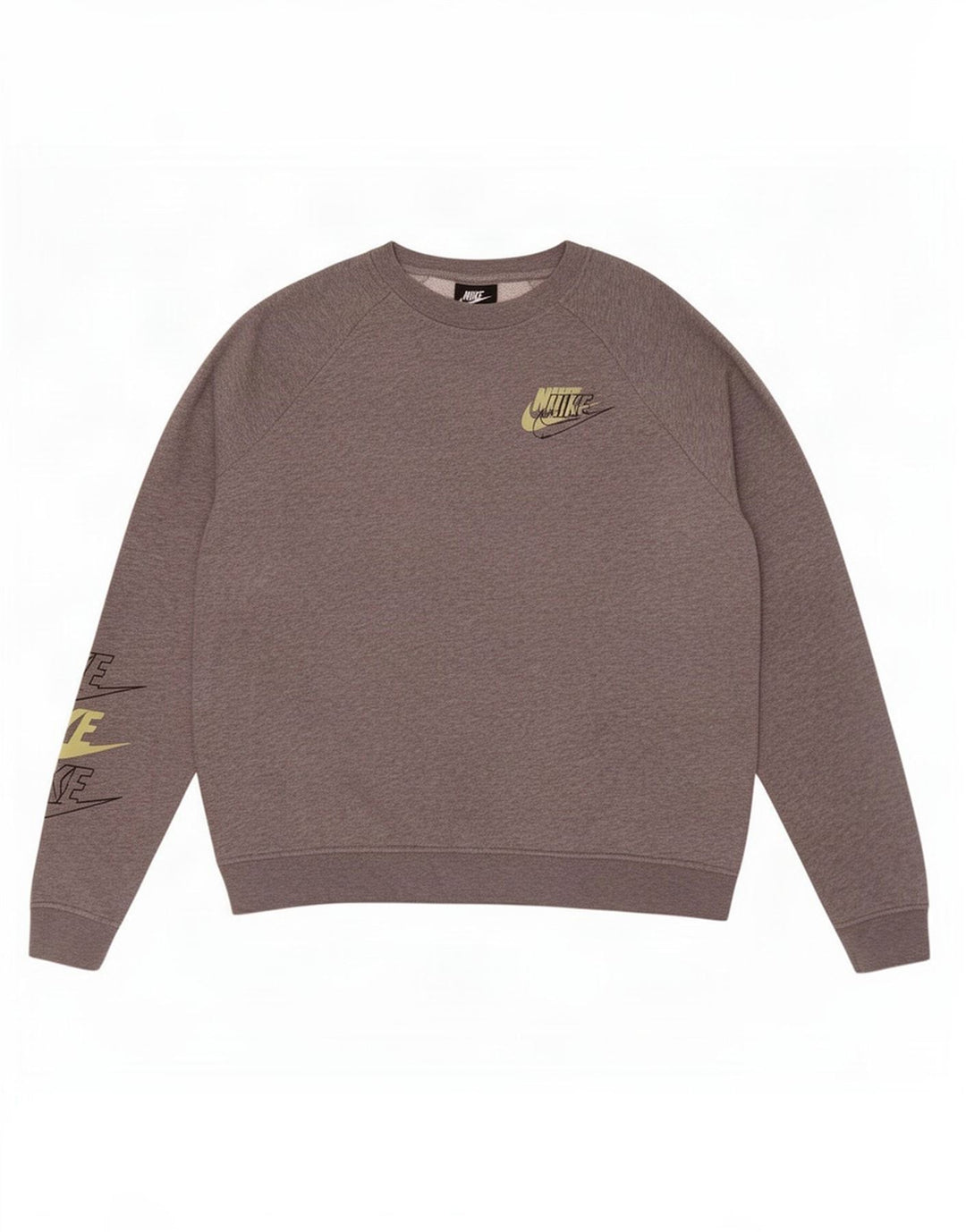 Moletom gráfico masculino Nike Jumper médio cinza algodão