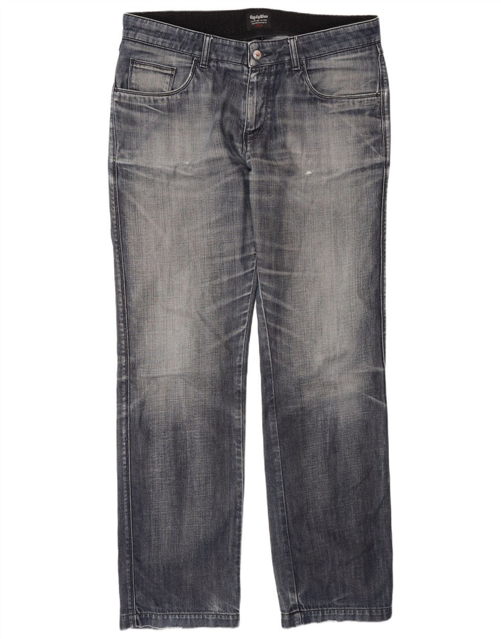 Refrigiwear Jeans reto masculino W36 L34 algodão azul
