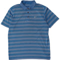 Camisa polo masculina Nike XL poliéster listrado azul