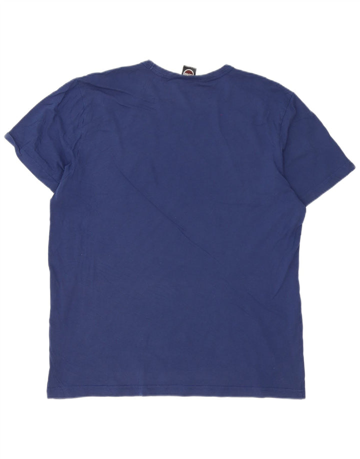 Camiseta masculina Colmar Regular Fit gráfica azul médio