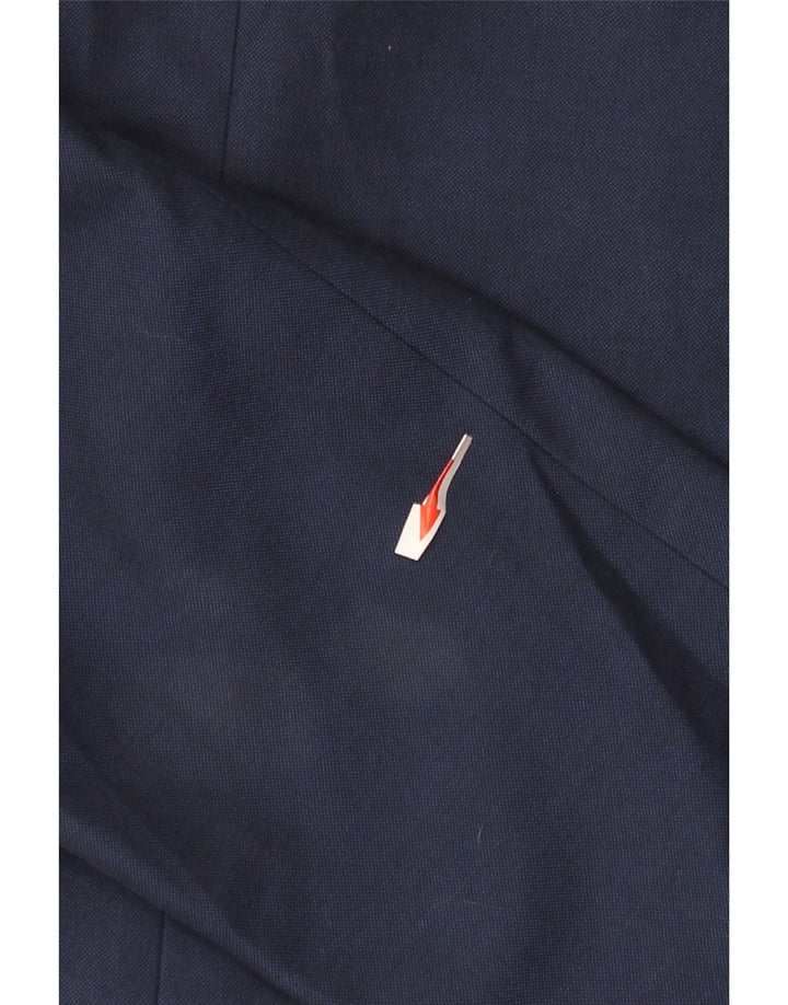 Jaqueta blazer masculina de 2 botões Marks & Spencer EU 48 azul marinho médio