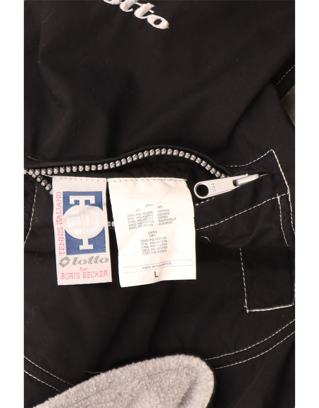 Lotto Mens Graphic Reversível Gilet UK 40 Grande Poliéster Preto