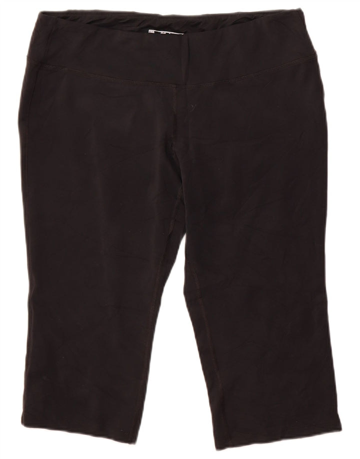 Leggings capri femininos New Balance UK 18 XL preto poliéster