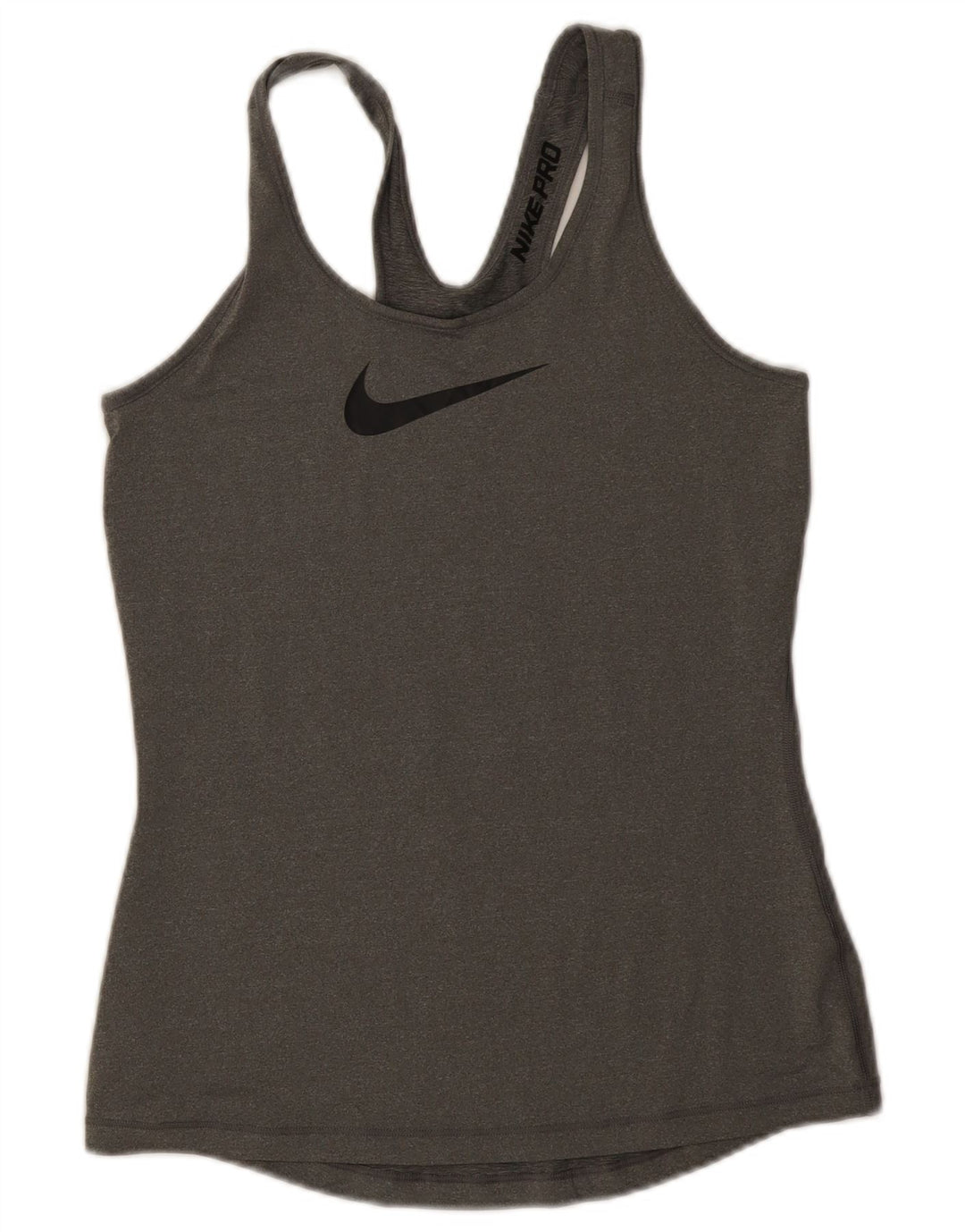 Colete gráfico feminino Nike UK 12 poliéster cinza médio