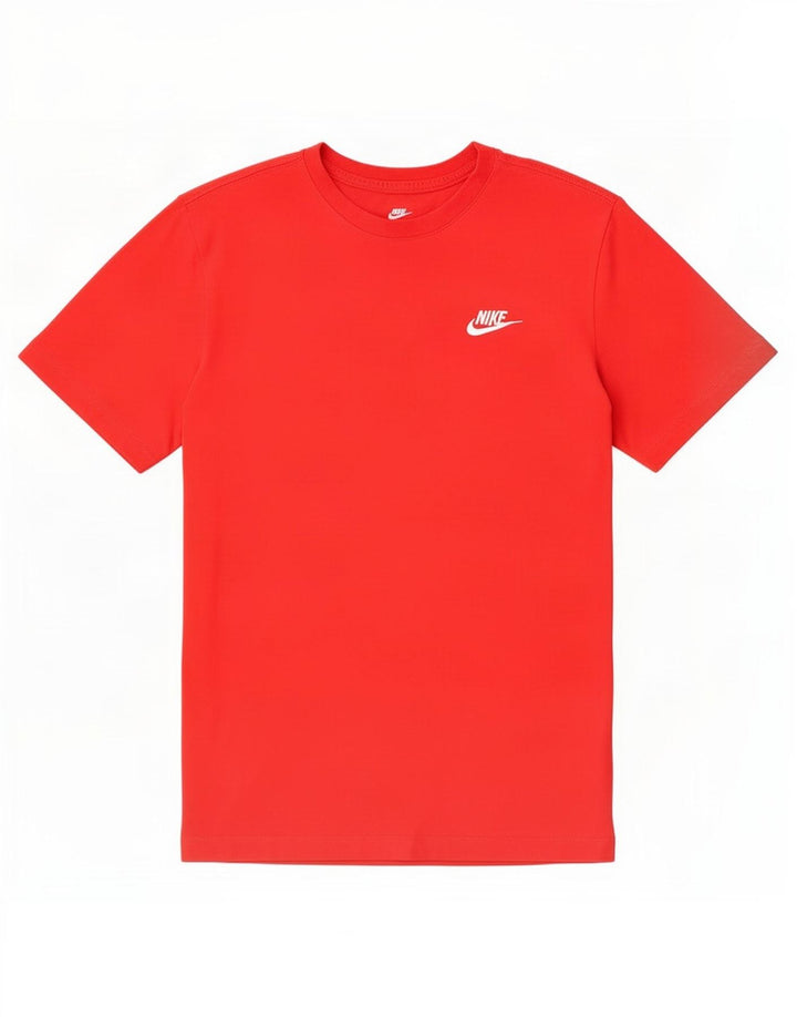 Camiseta masculina Nike Top pequeno algodão vermelho