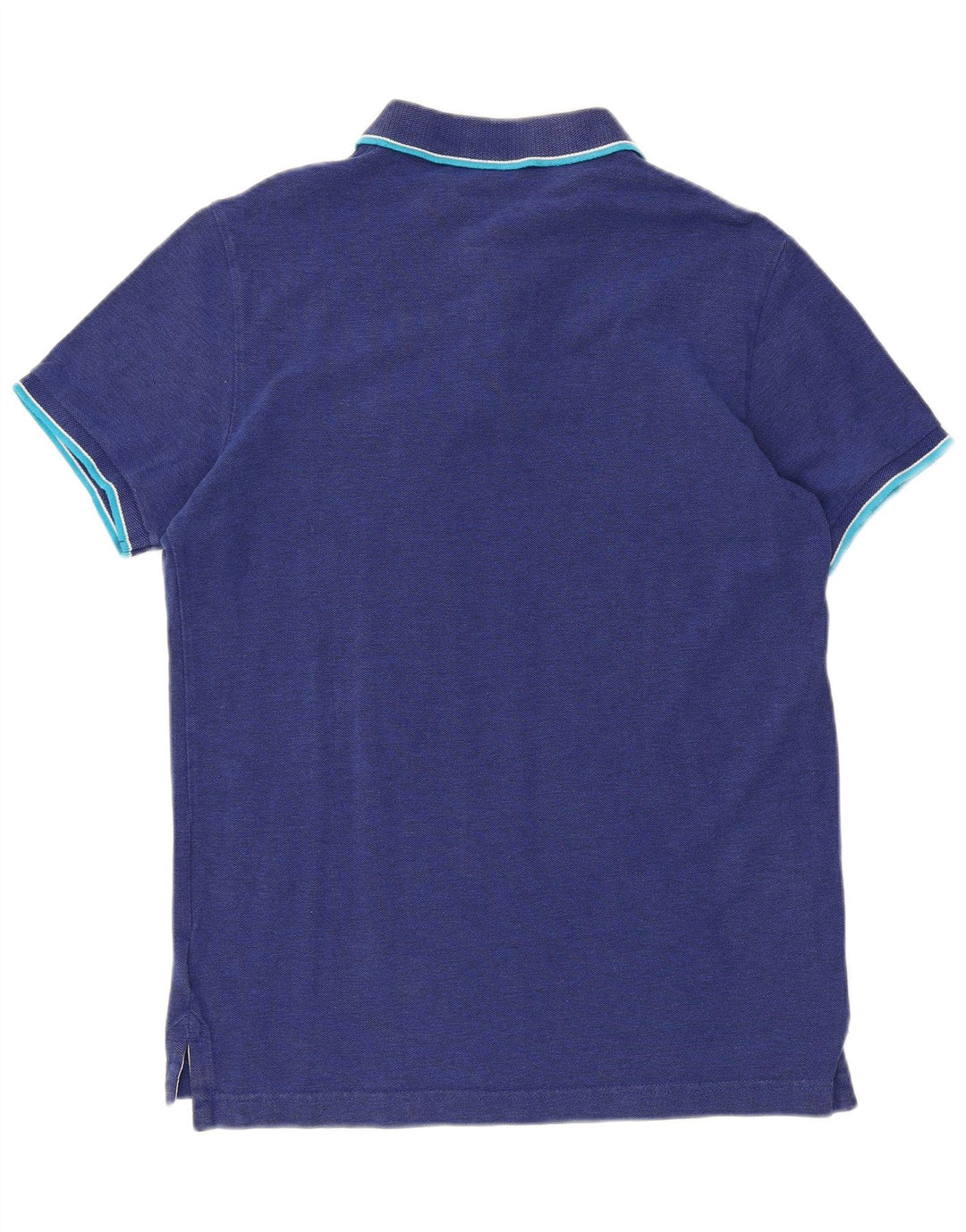 Camisa polo masculina Superdry grande algodão azul