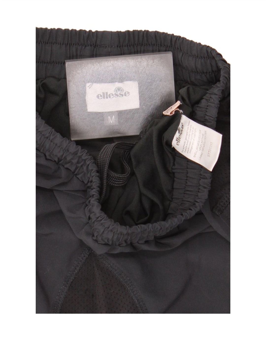 Ellesse Mens Sport Shorts Médio Preto Colourblock Poliéster