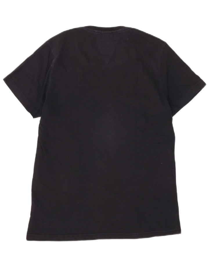 Camiseta masculina Tommy Hilfiger Top médio algodão preto