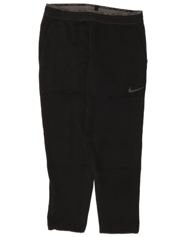 Calça de treino Nike masculina Dri Fit Graphic XL preta listrada de poliéster