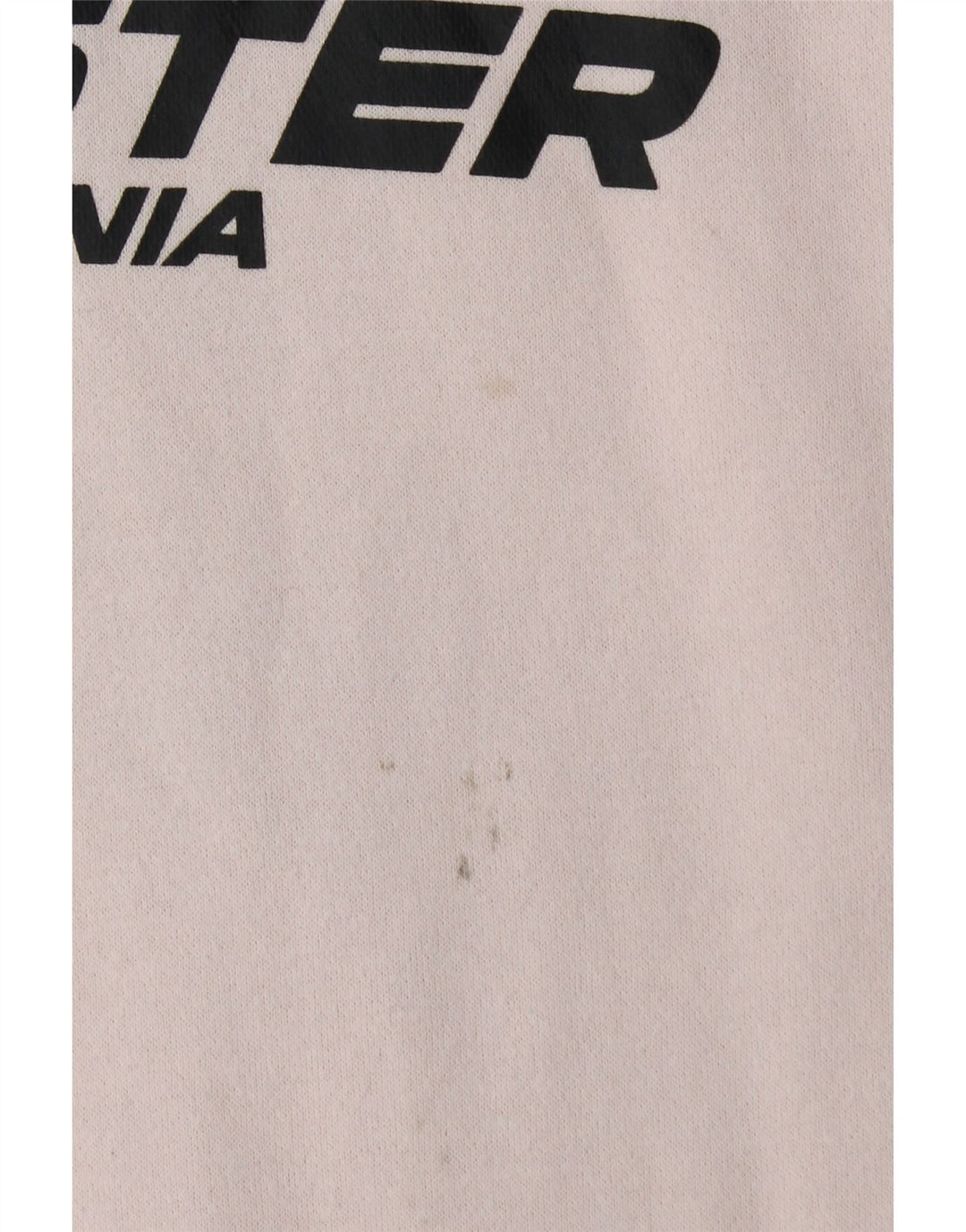 Suéter masculino com capuz gráfico HOLLISTER grande algodão colorido branco