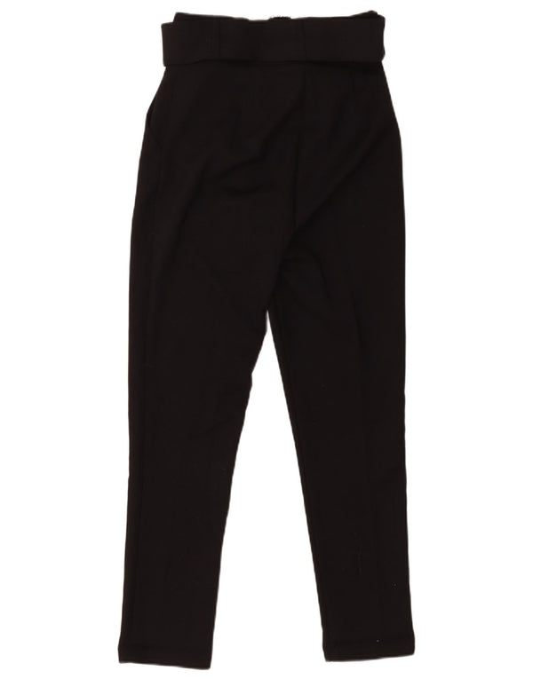 Calça feminina Karol cintura alta slim fit casual XS W26 L25 poliéster preto