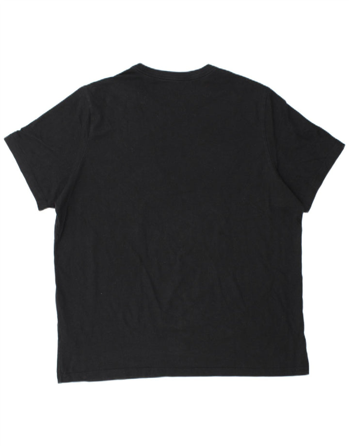 Camiseta gráfica masculina Jordan Top 2XL algodão preto