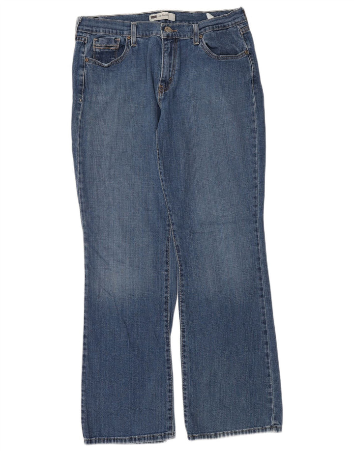 Calça jeans feminina Levi's 515 Bootcut W31 L32 azul algodão
