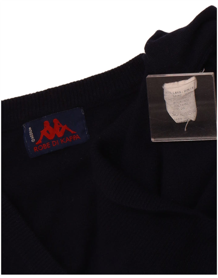 Regata masculina KAPPA com colete médio de lã azul marinho